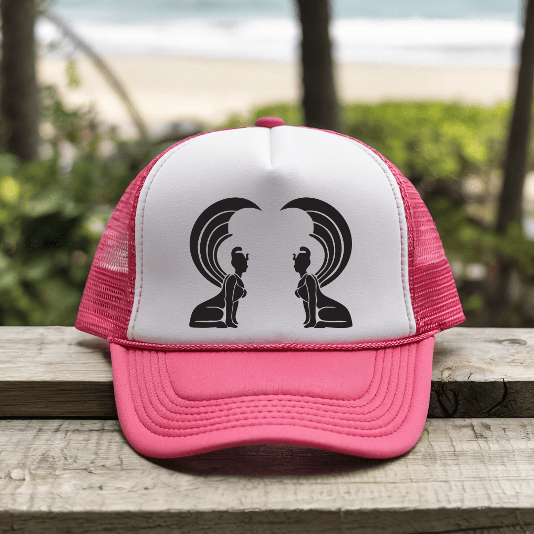 Printify Hats Pink / One size Oracle - Trucker Hat
