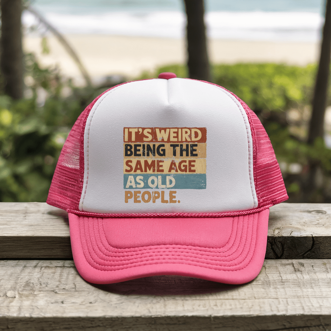 Printify Hats Pink / One size Same Age - Trucker Hat