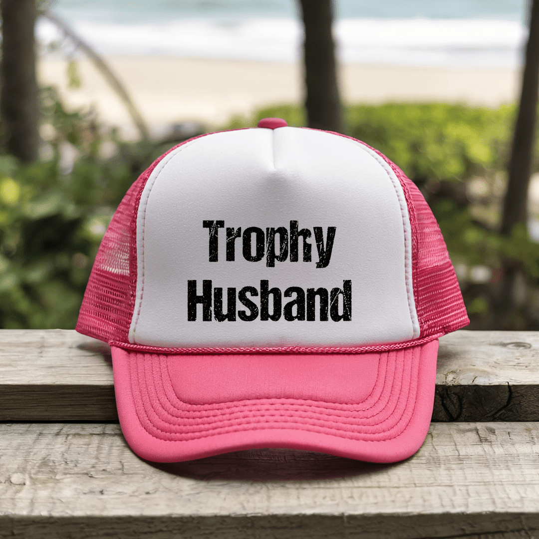 Printify Hats Trophy Husband - Trucker Hat