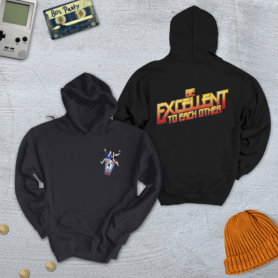Printify Hoodie Black / S Be Excellent - Hoodie
