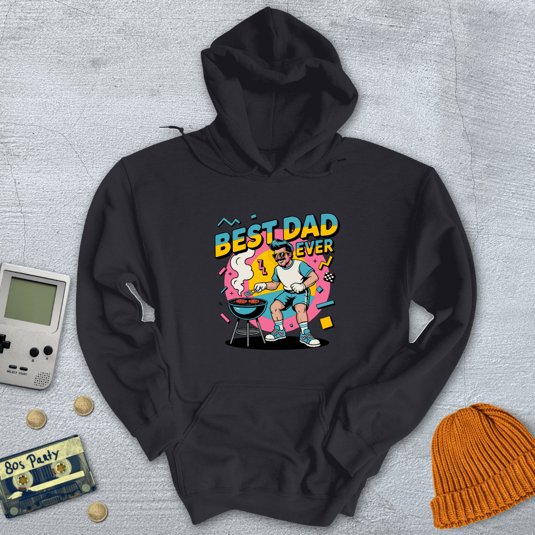 Printify Hoodie Black / S Best Dad Ever - Hoodie