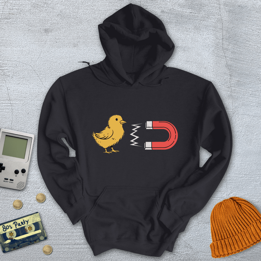 Printify Hoodie Black / S Chick Magnet - Hoodie
