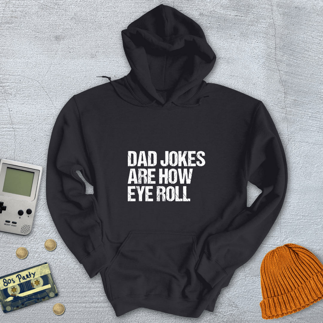 Printify Hoodie Black / S Dad Jokes - Hoodie