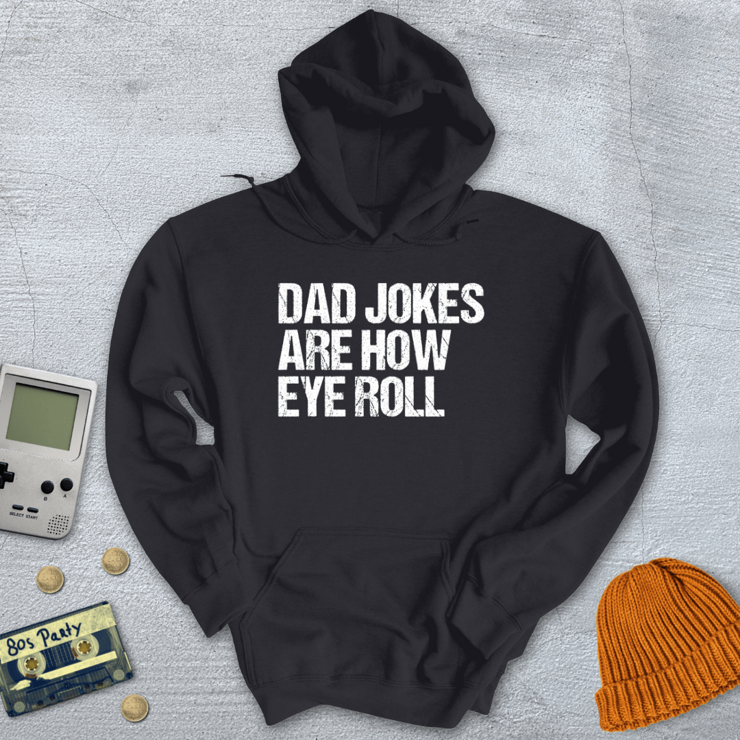 Printify Hoodie Black / S Dad Jokes - Hoodie
