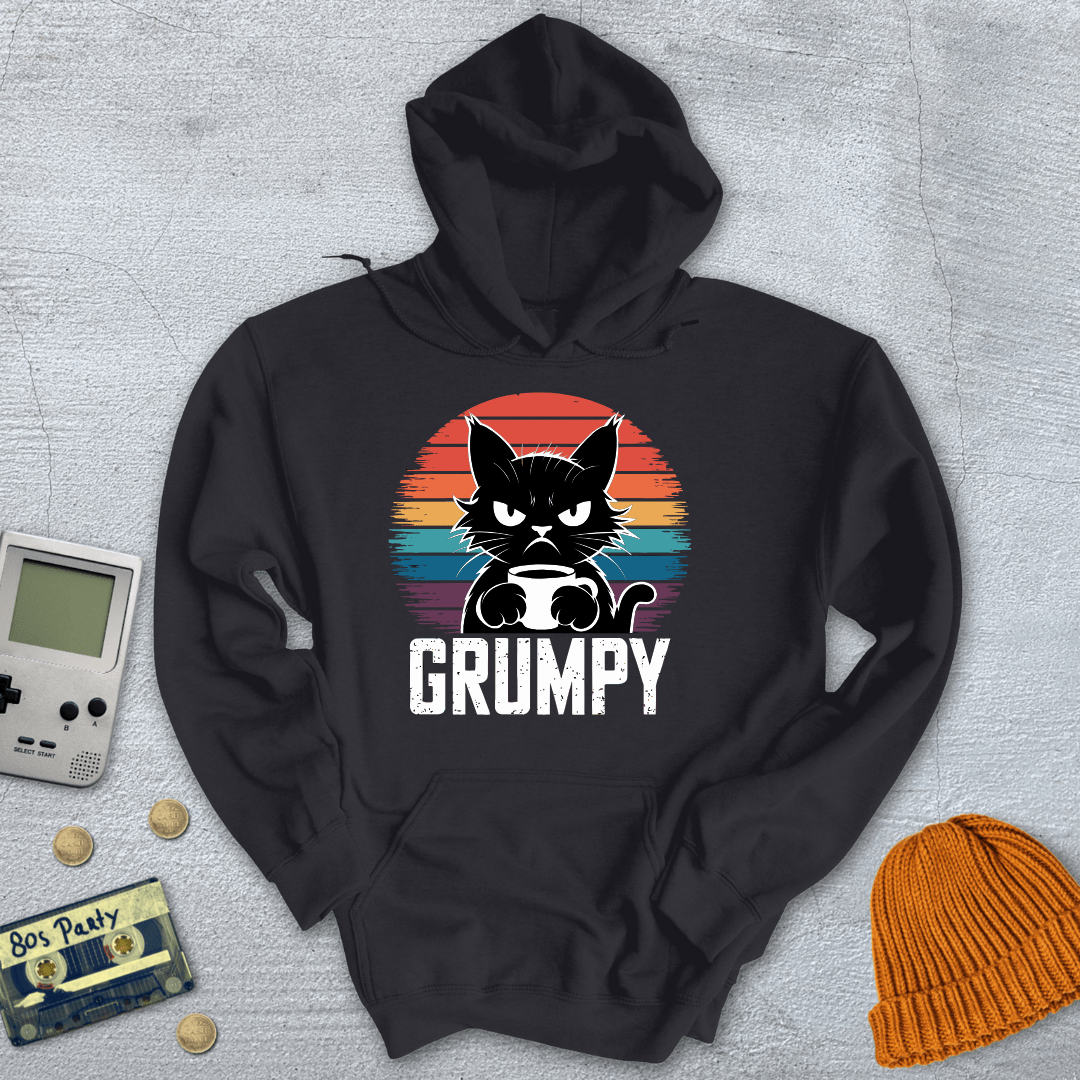 Printify Hoodie Black / S Grumpy - Hoodie