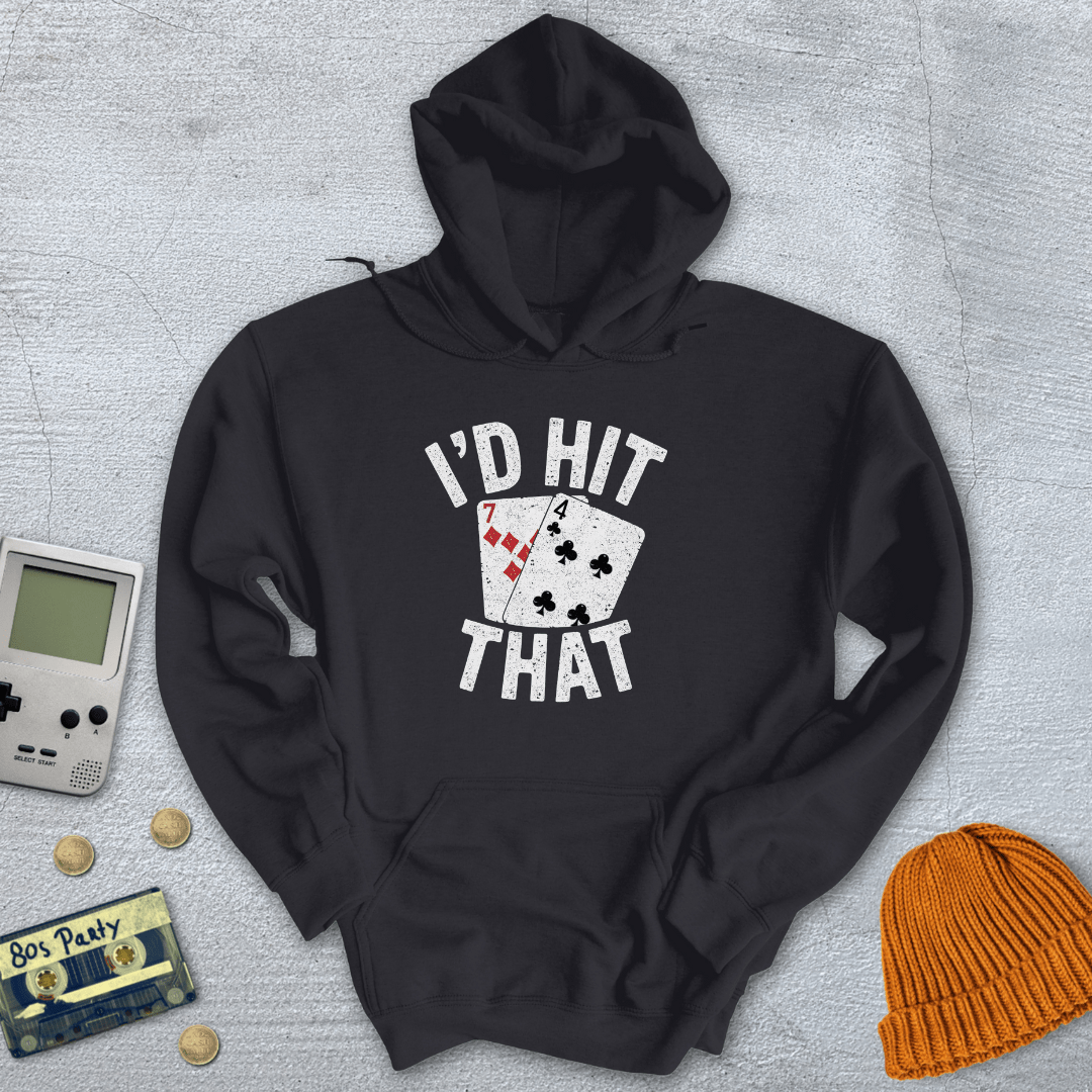 Printify Hoodie Black / S Hit That - Hoodie