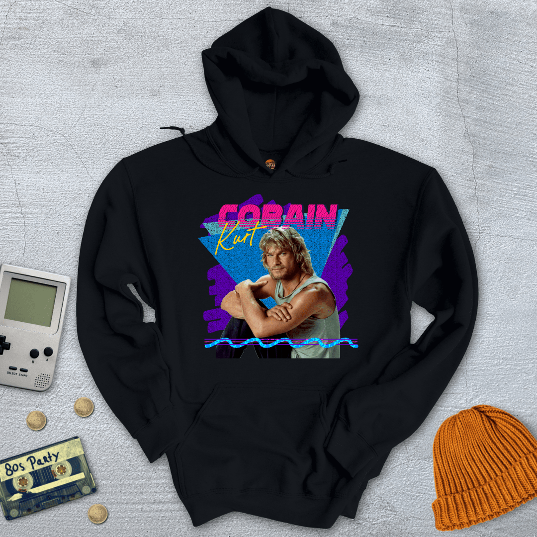 Printify Hoodie Black / S Kurt Cobain - Hoodie