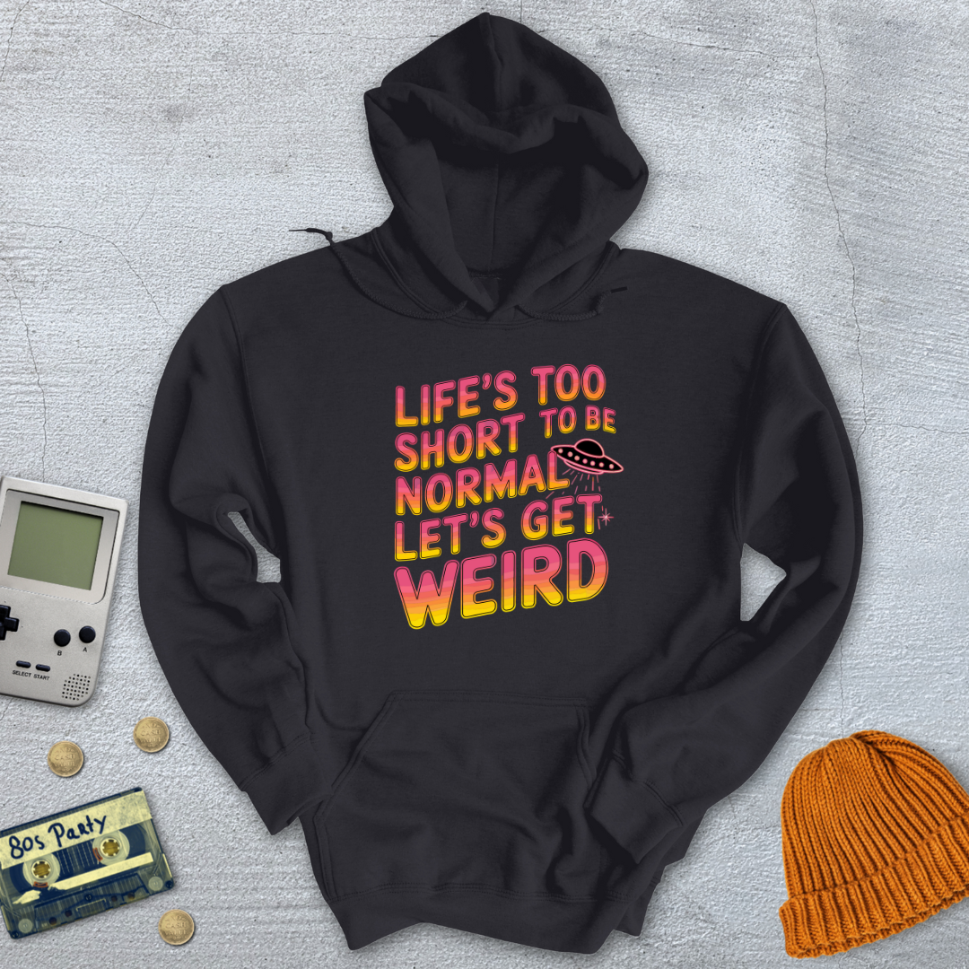 Printify Hoodie Black / S Lets Get Weird - Hoodie