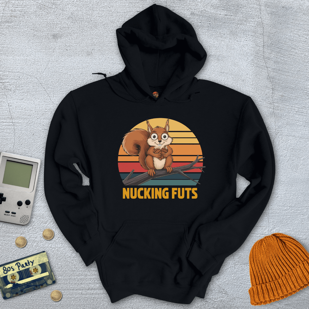 Printify Hoodie Black / S Nucking Futs - Hoodie