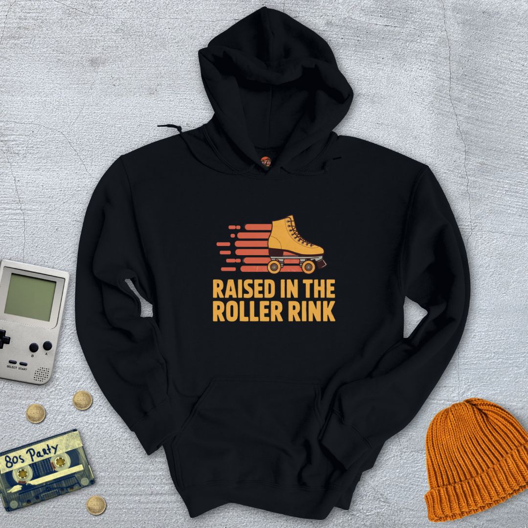 Printify Hoodie Black / S Raised in the Rink - Hoodie