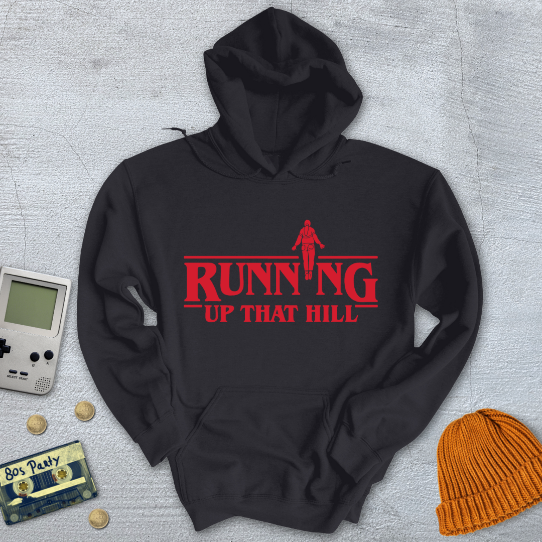 Printify Hoodie Black / S Running up that Hill - Hoodie