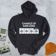 Printify Hoodie Black / S Sarcasm - Hoodie