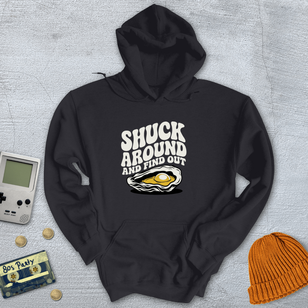 Printify Hoodie Black / S Shuck Around - Hoodie