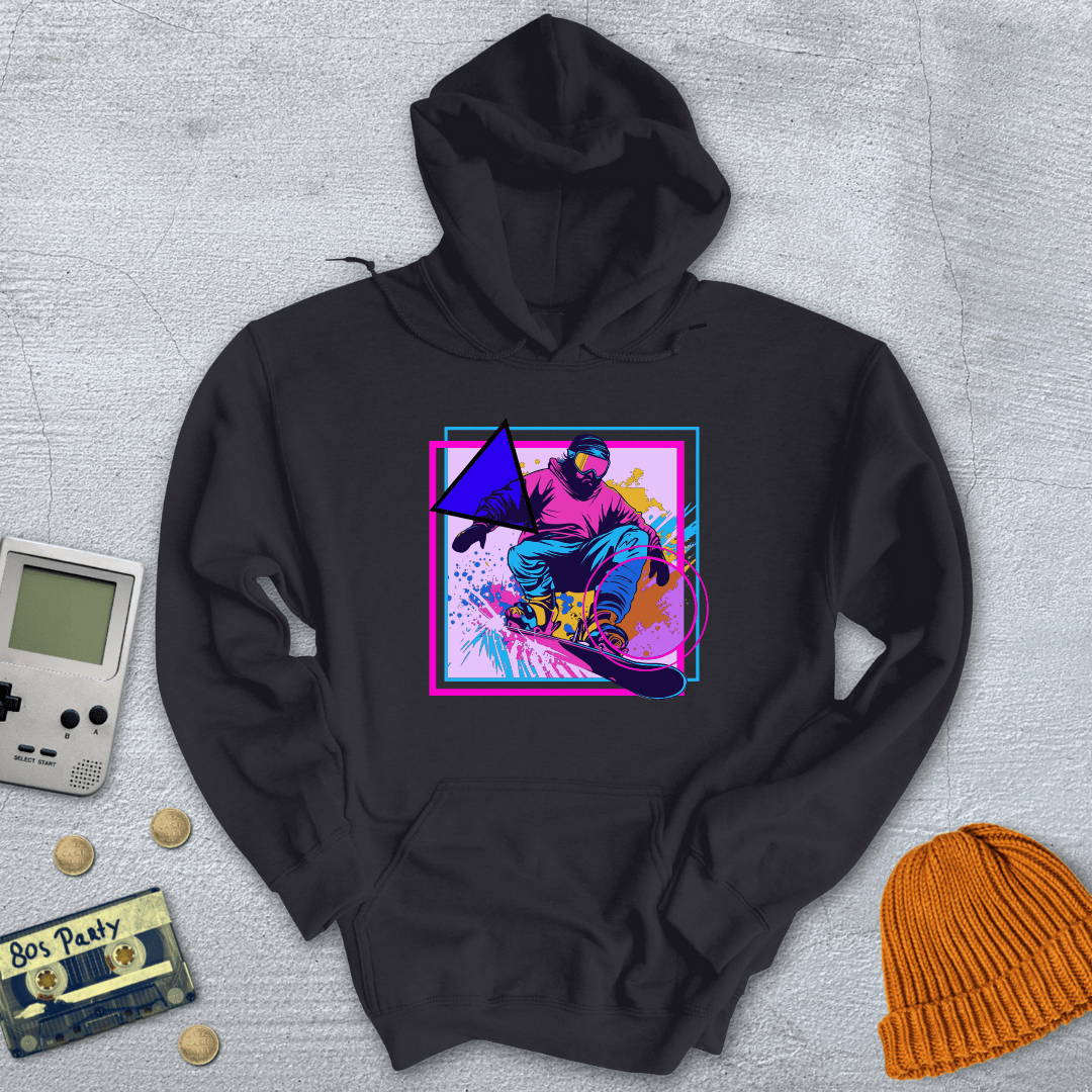 Printify Hoodie Black / S Snowboarder - Hoodie
