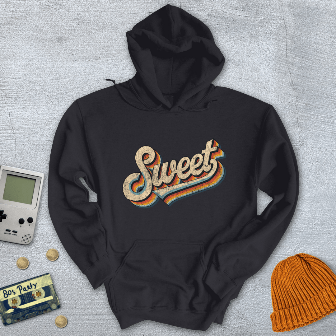 Printify Hoodie Black / S Sweet - Hoodie