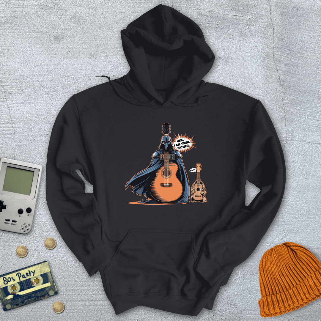 Printify Hoodie Black / S Uke I am your father - Hoodie