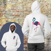 Printify Hoodie Gradient Flamingo - Hoodie
