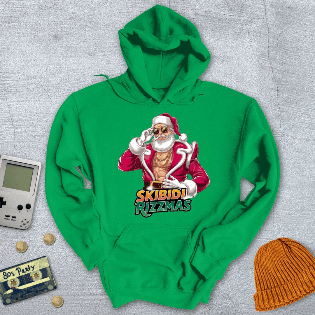 Skibidi Rizzmas - Hoodie - Throwback Paradise