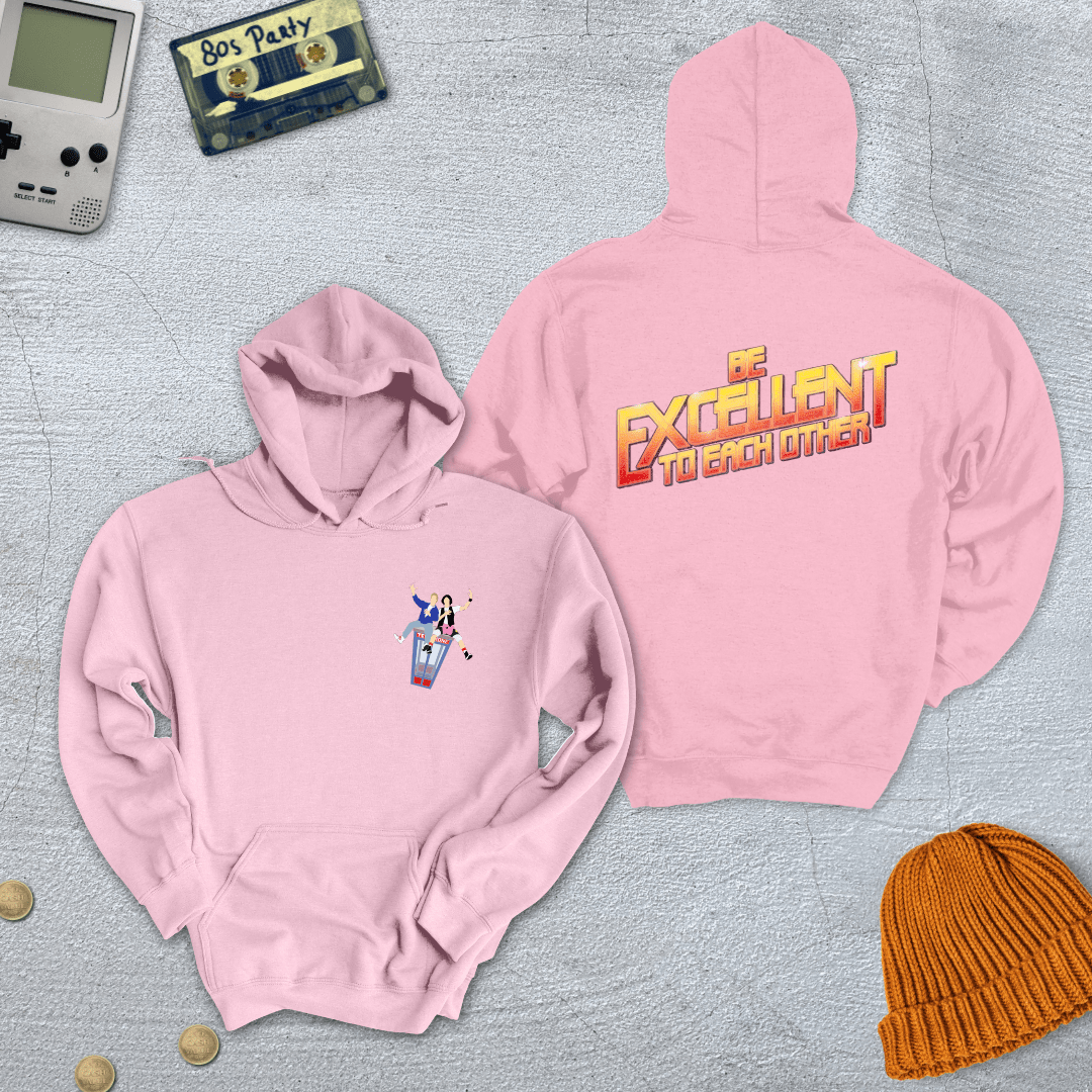 Printify Hoodie Light Pink / S Be Excellent - Hoodie
