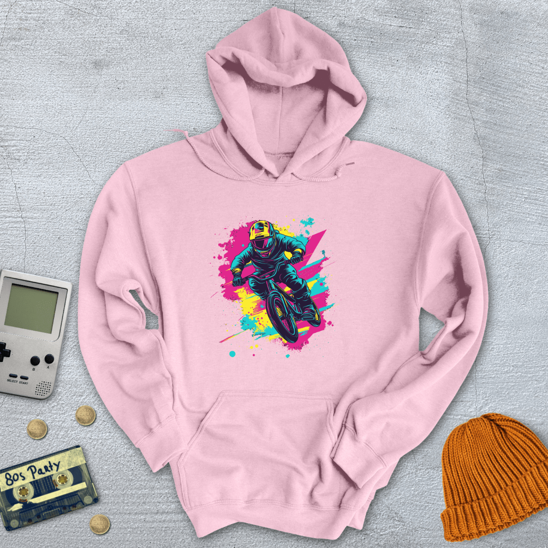 Printify Hoodie Light Pink / S BMX Kid - Hoodie