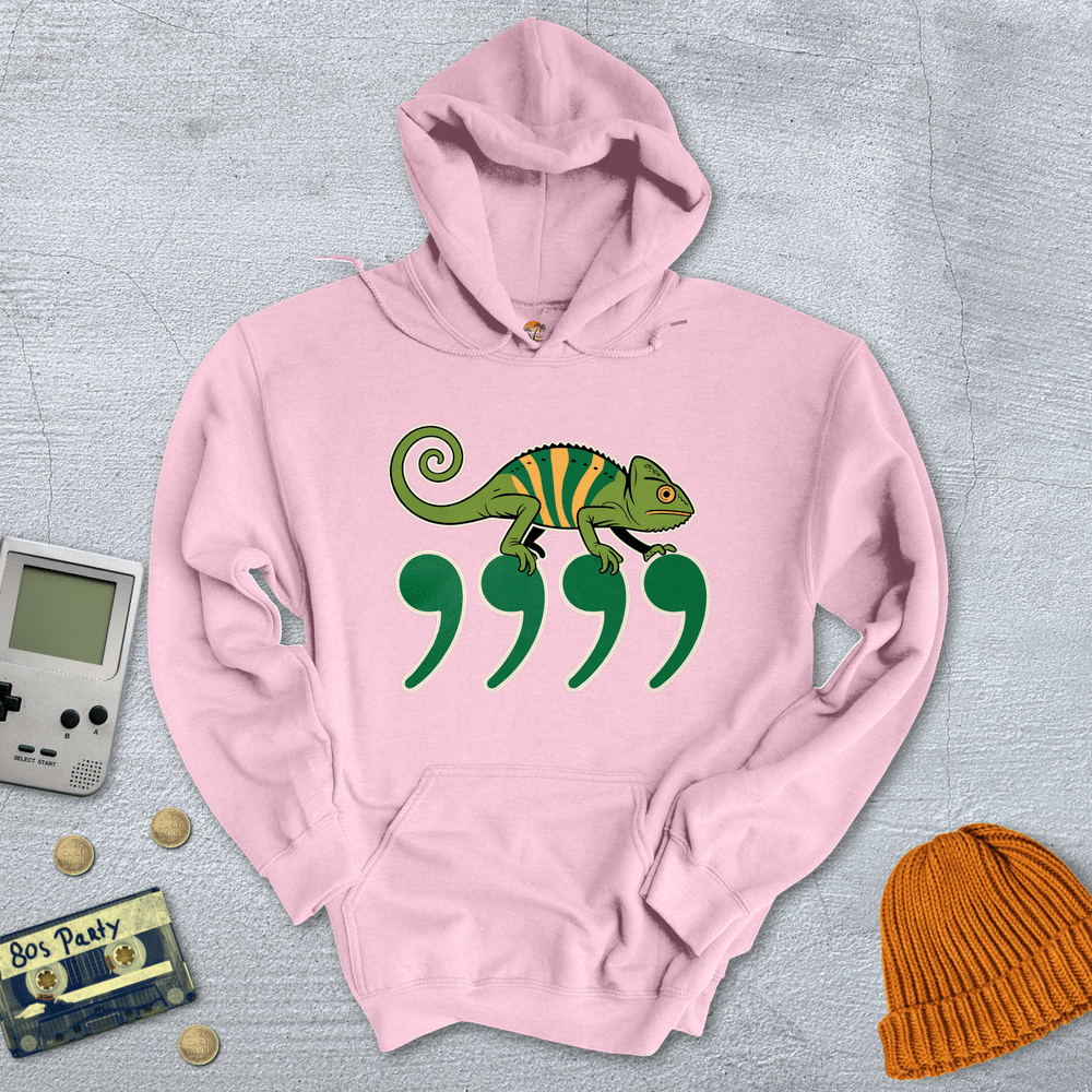 Printify Hoodie Light Pink / S Comma Chameleon - Hoodie