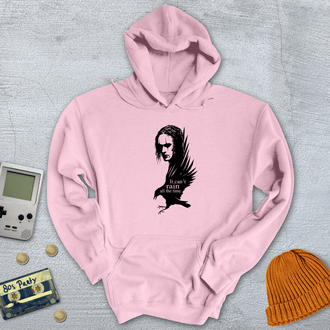 Printify Hoodie Light Pink / S Crow - Hoodie