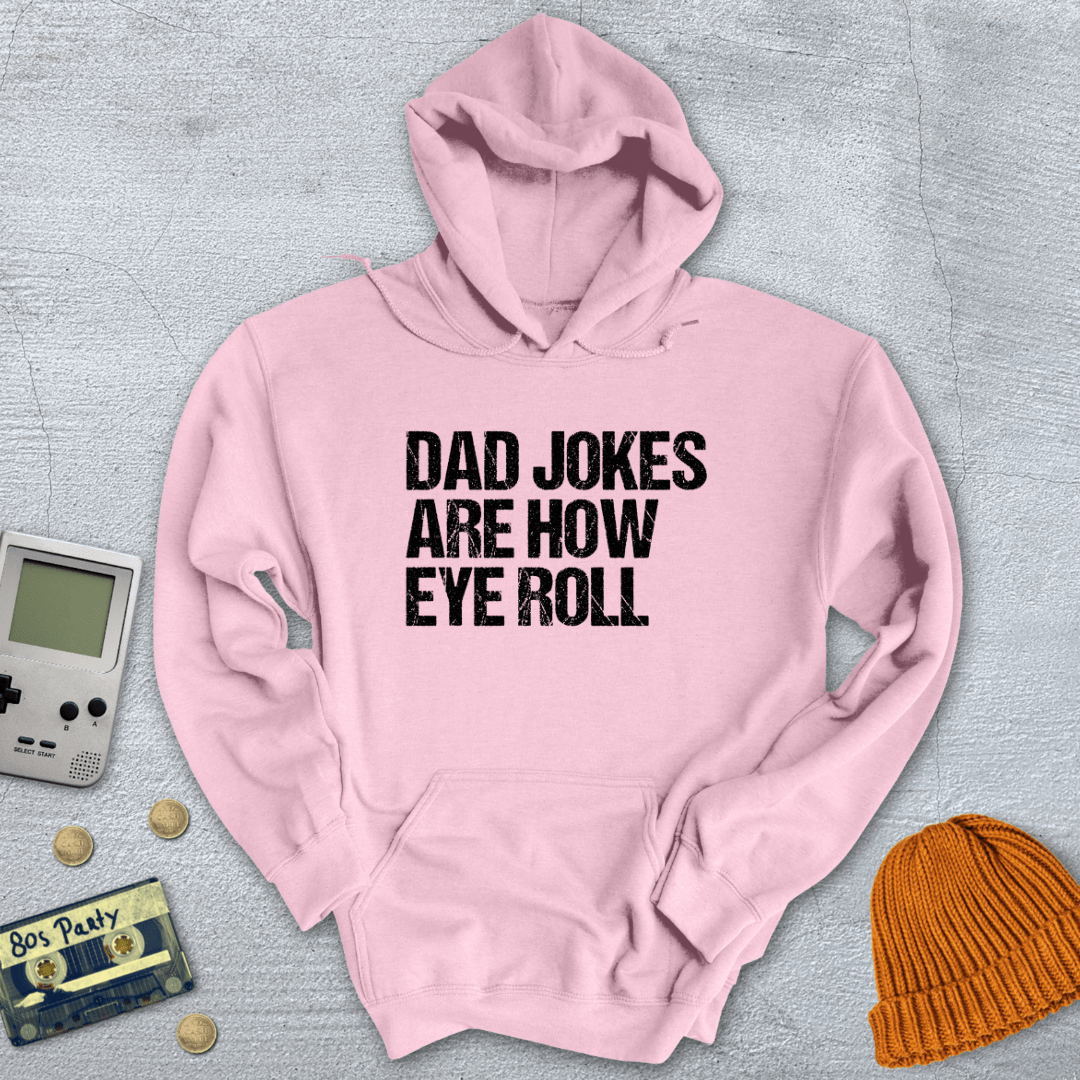 Printify Hoodie Light Pink / S Dad Jokes - Hoodie