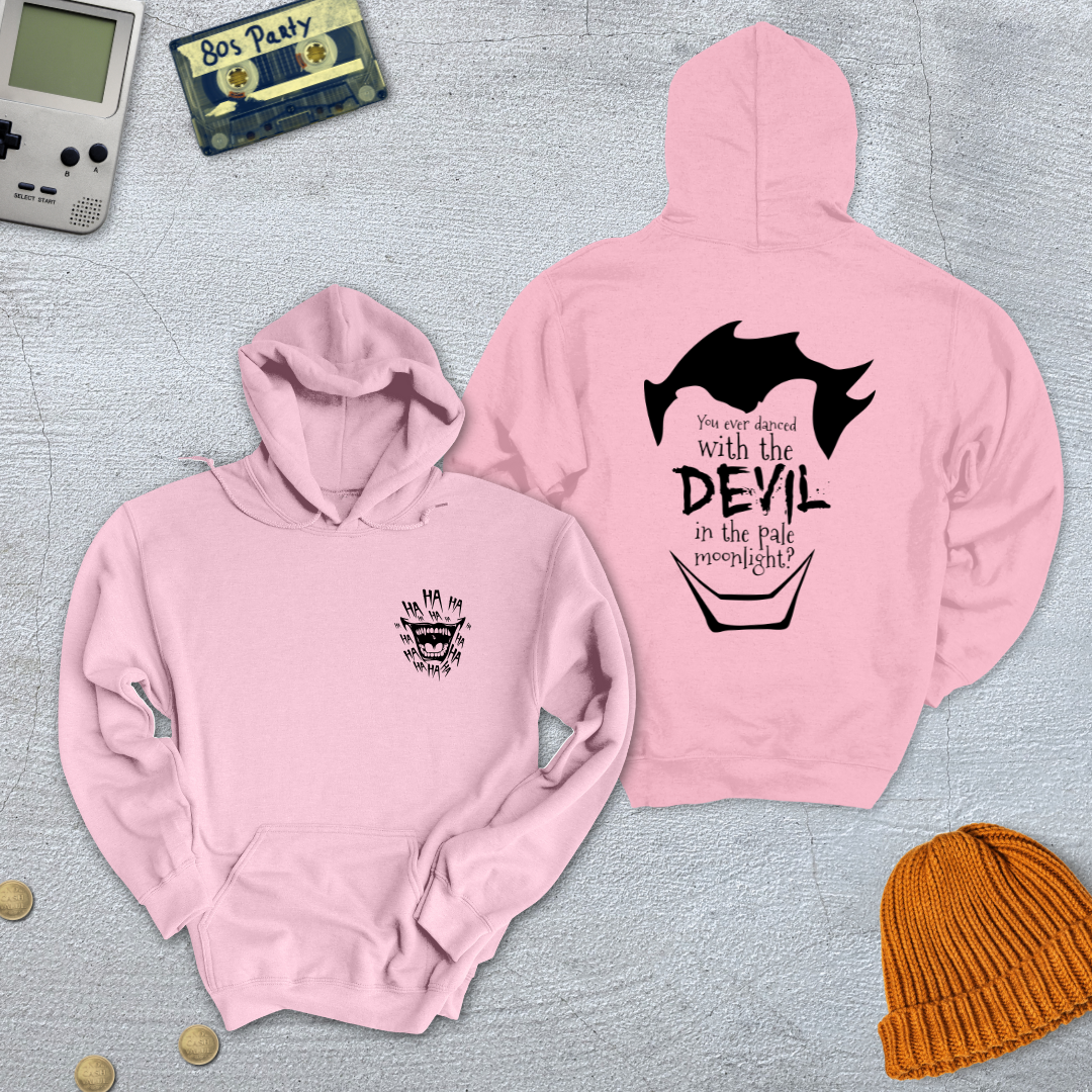Printify Hoodie Light Pink / S Dance with the Devil - Hoodie