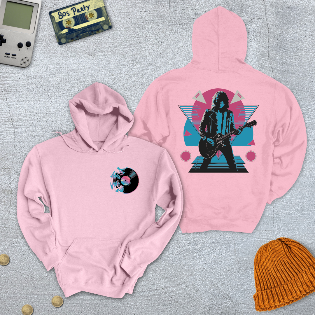 Printify Hoodie Light Pink / S Electric Metal - Hoodie