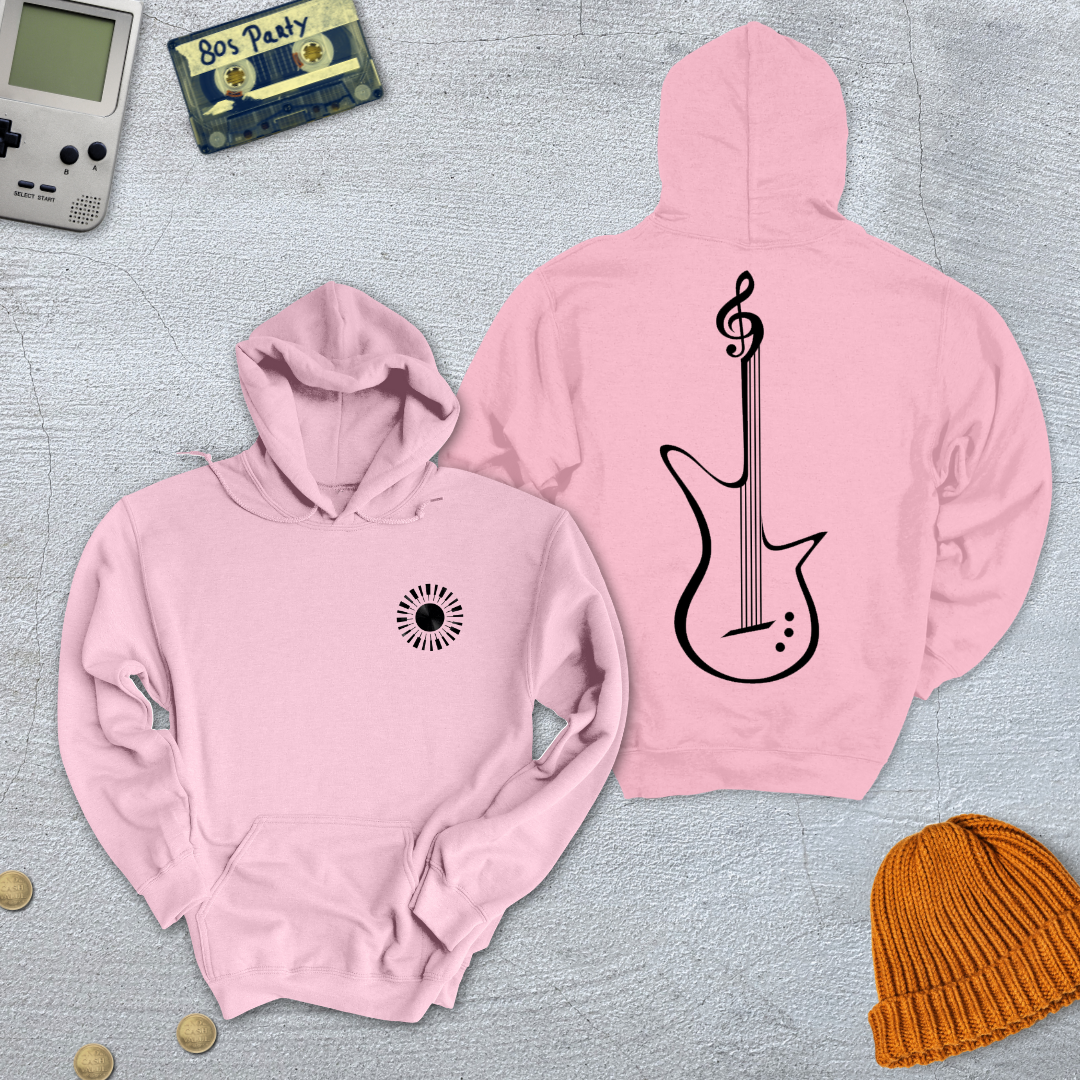 Printify Hoodie Light Pink / S Elegant Tunes - Hoodie