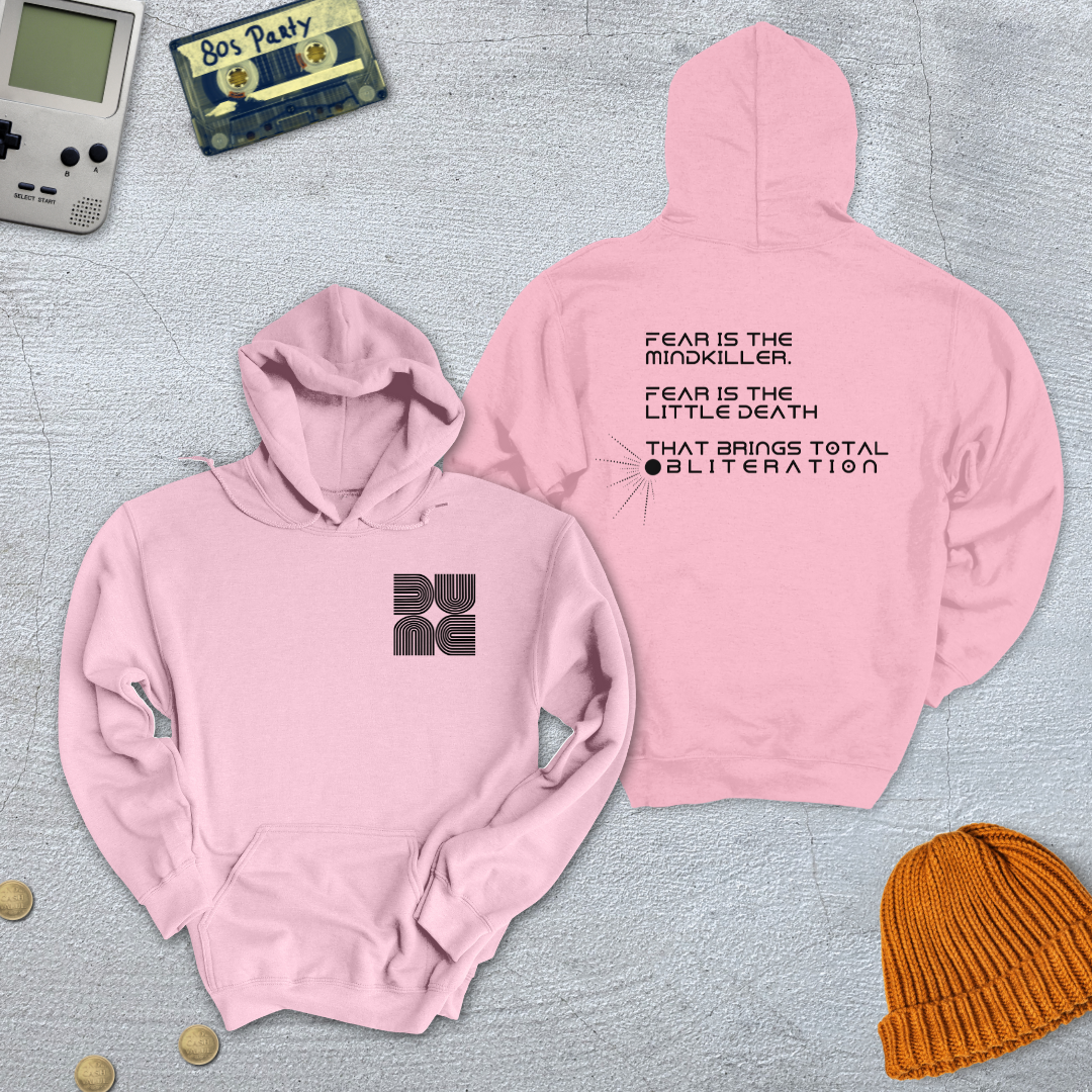 Printify Hoodie Light Pink / S Fear - Hoodie