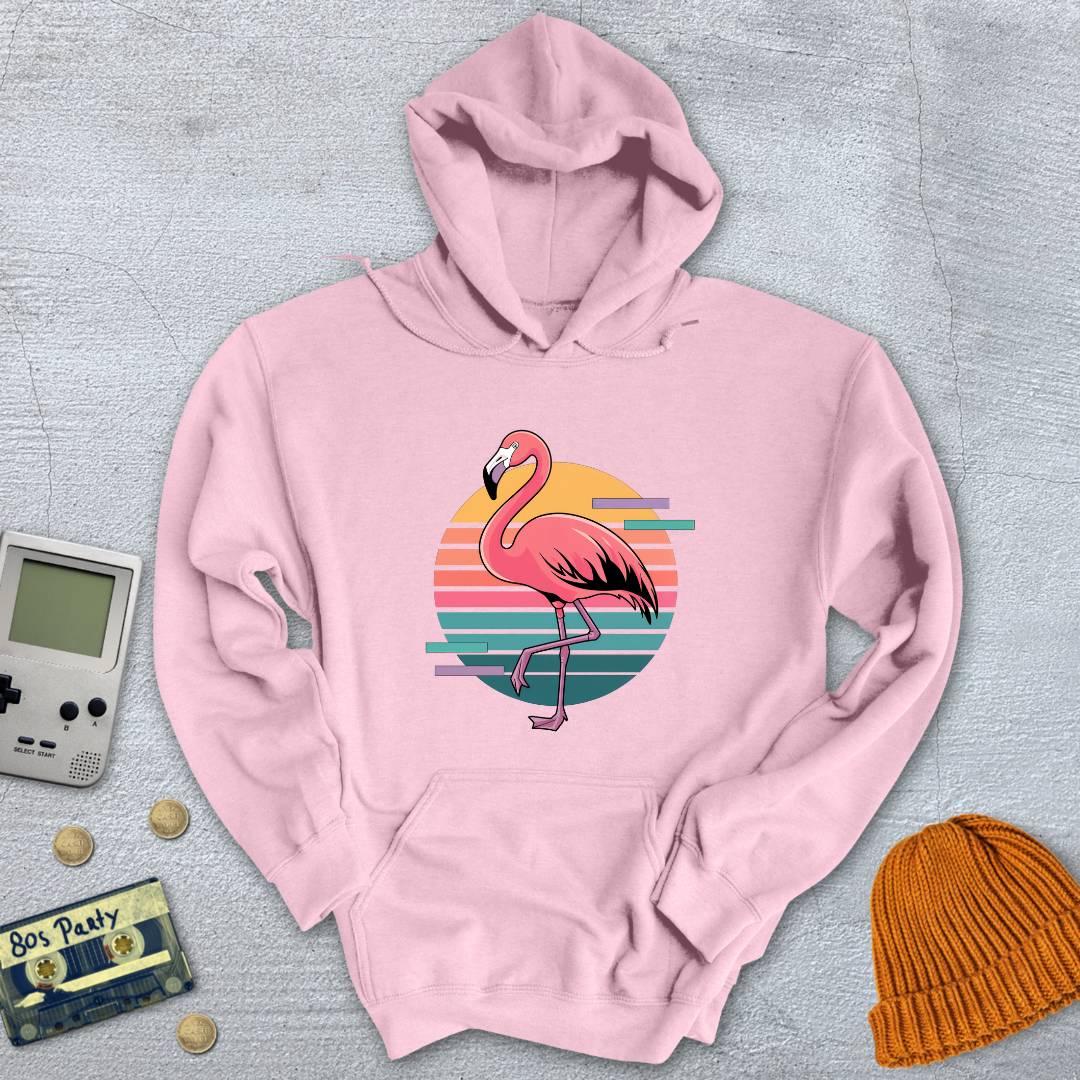 Printify Hoodie Light Pink / S Flamingo - Hoodie