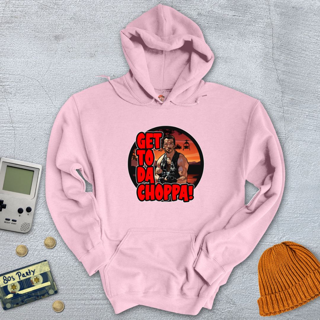 Printify Hoodie Light Pink / S GetToDaChoppa - Hoodie