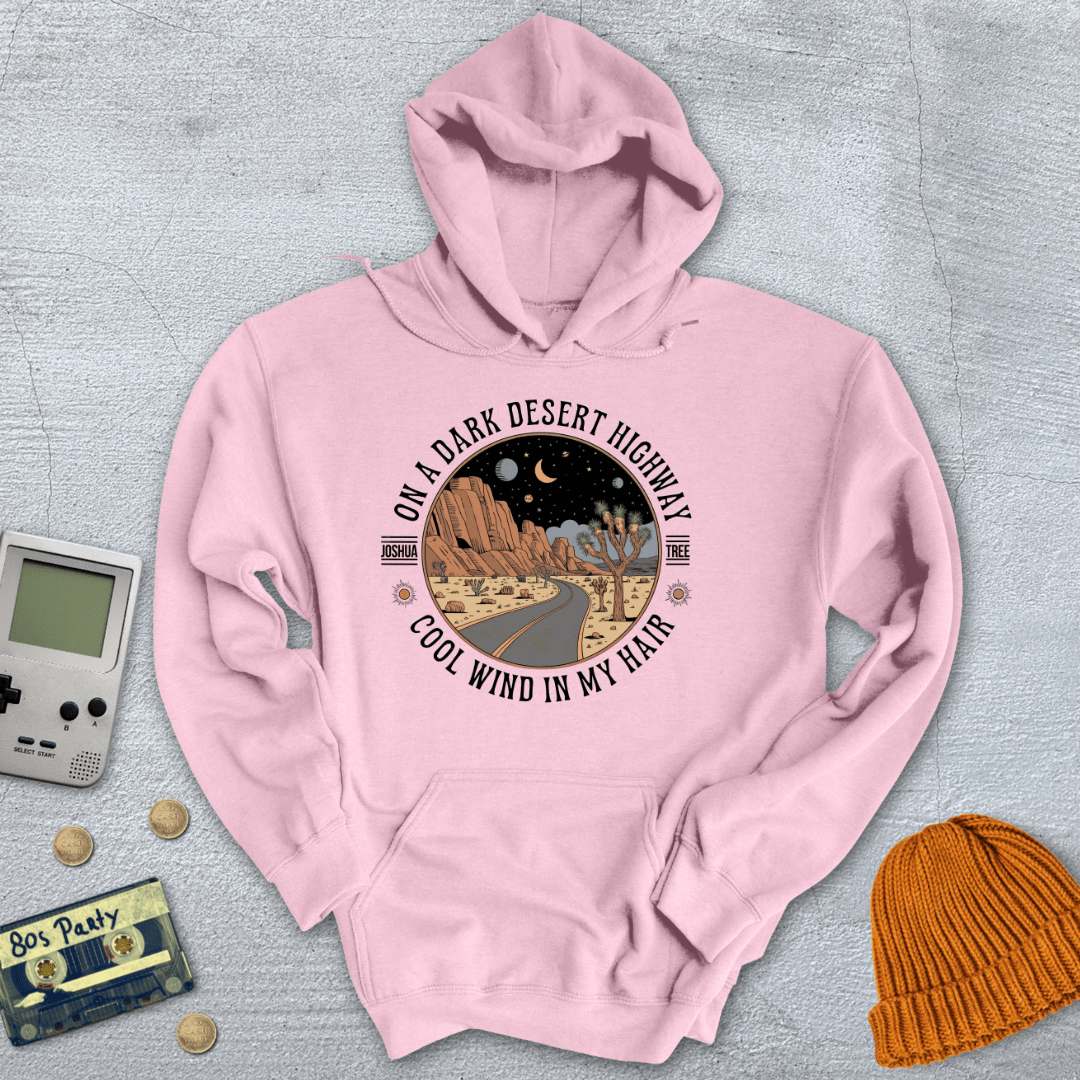 Printify Hoodie Light Pink / S Joshua Tree Hwy - Hoodie