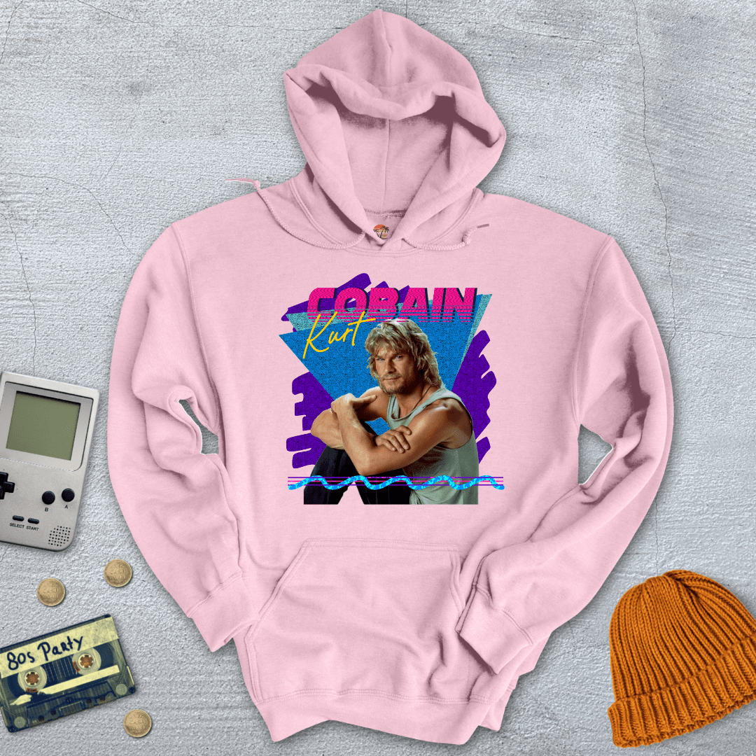 Printify Hoodie Light Pink / S Kurt Cobain - Hoodie