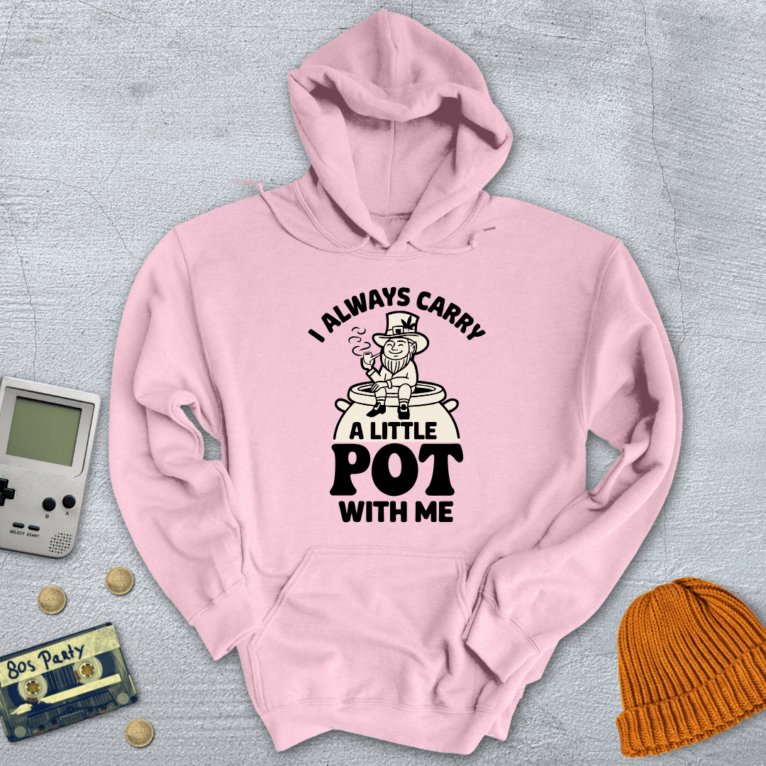 Printify Hoodie Light Pink / S Little Pot - Hoodie