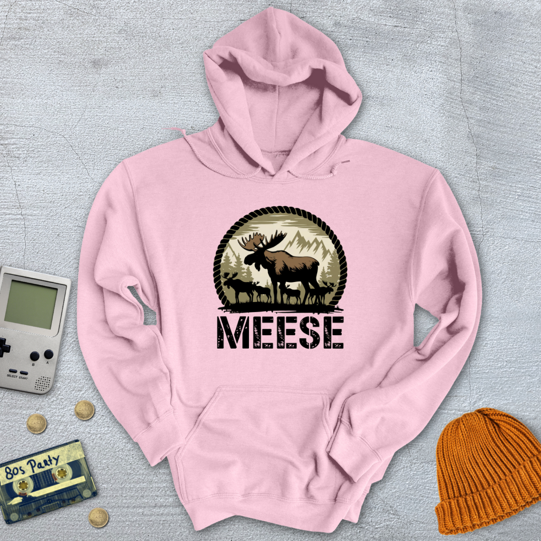 Printify Hoodie Light Pink / S Meese - Hoodie