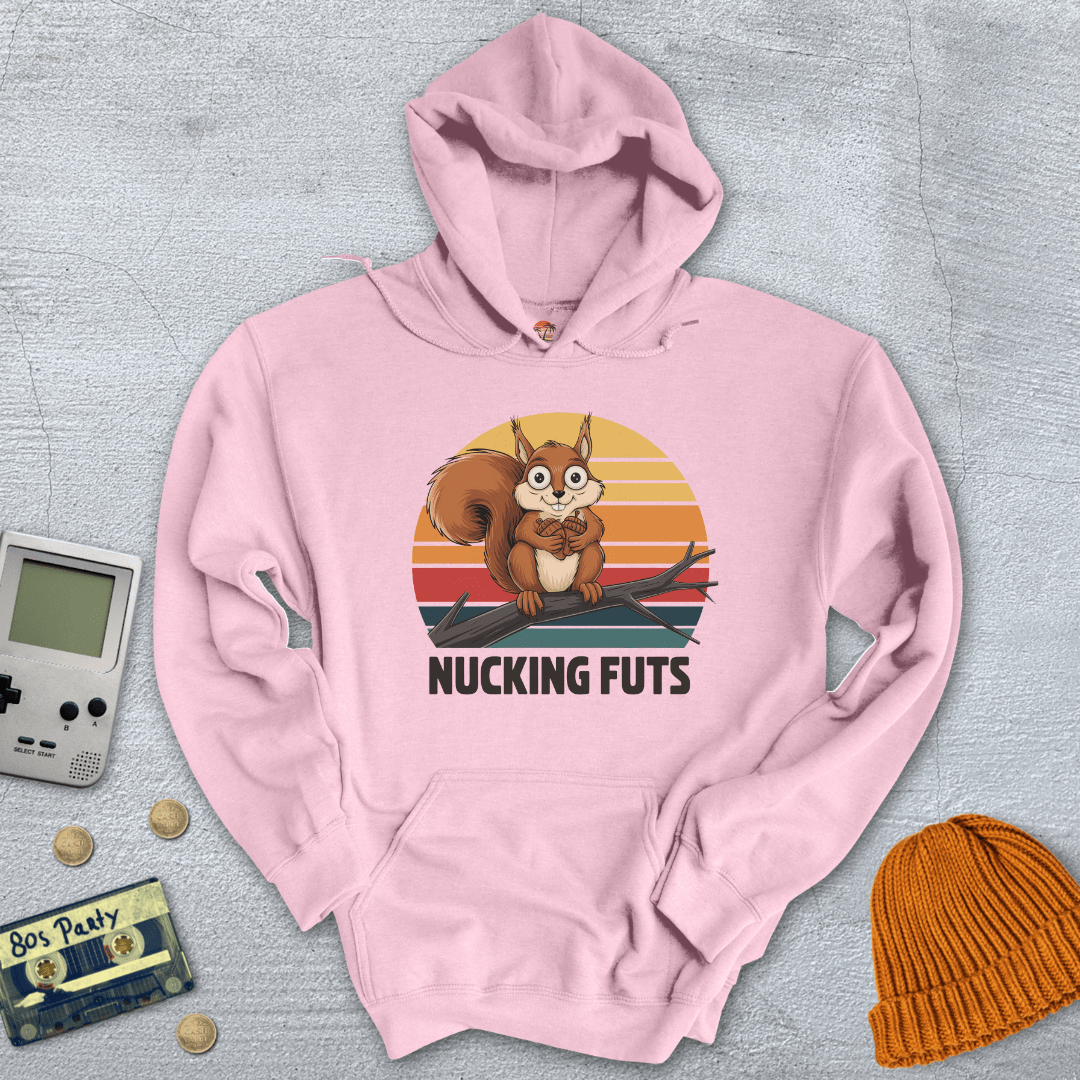 Printify Hoodie Light Pink / S Nucking Futs - Hoodie