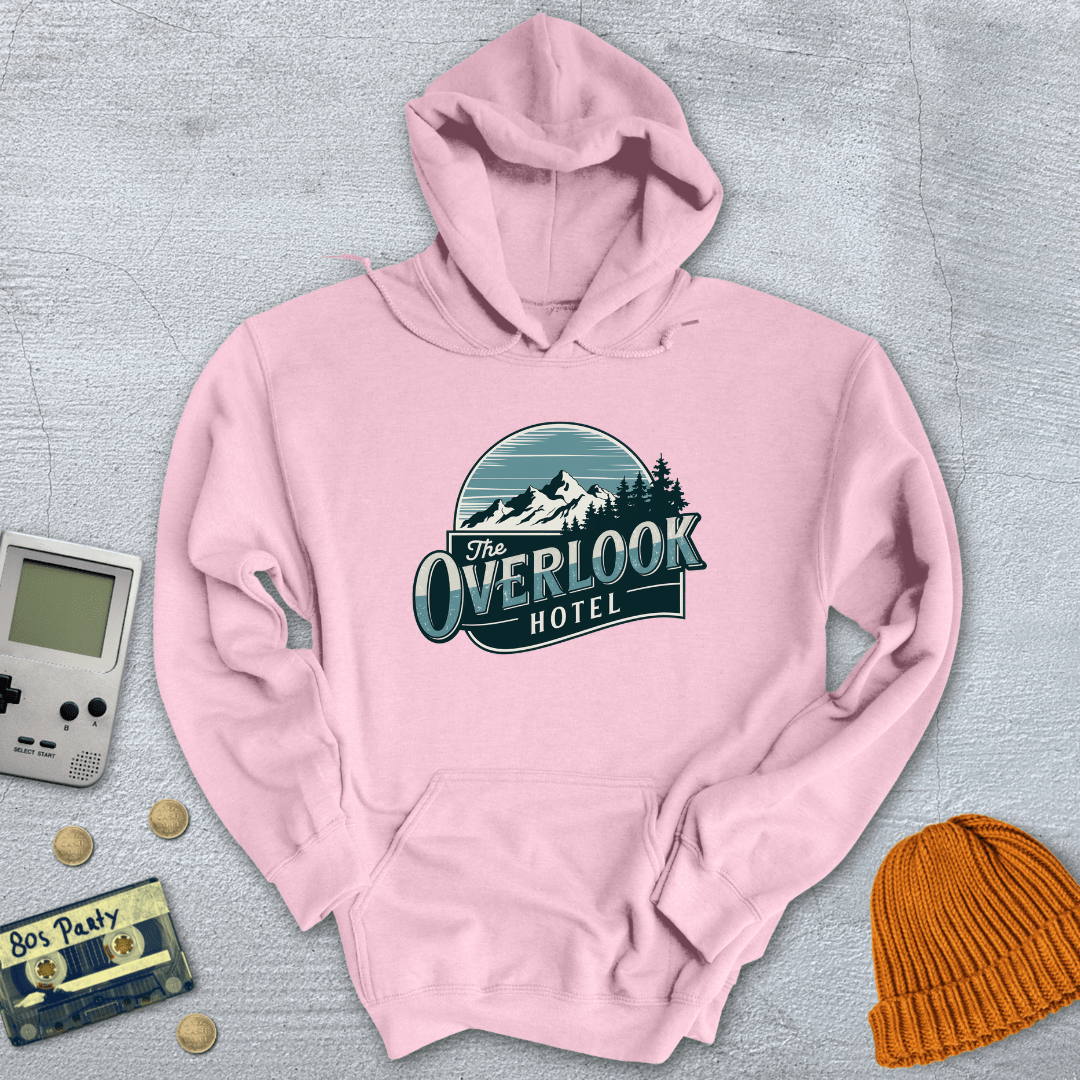 Printify Hoodie Light Pink / S Overlook Hotel - Hoodie