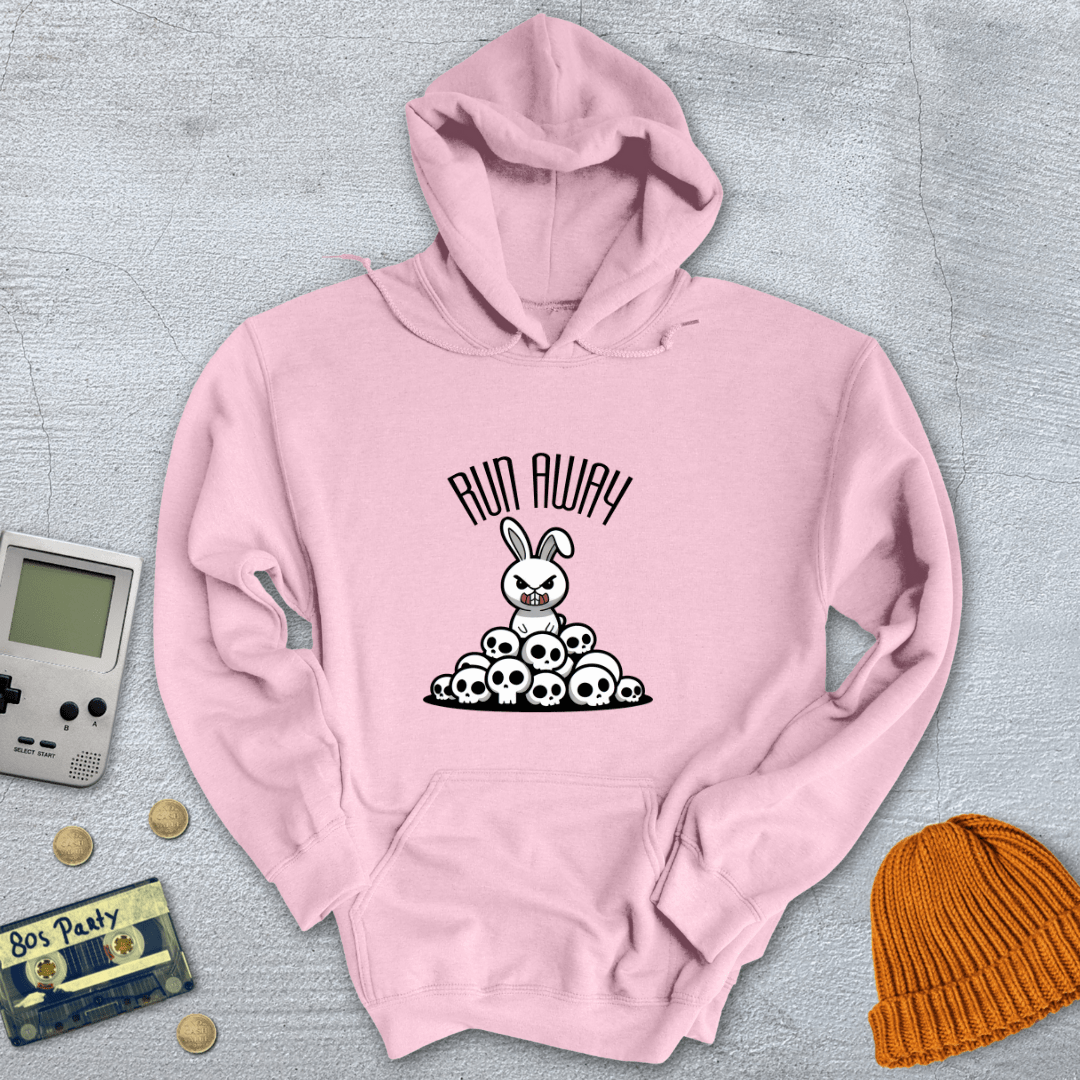 Printify Hoodie Light Pink / S Run Away - Hoodie