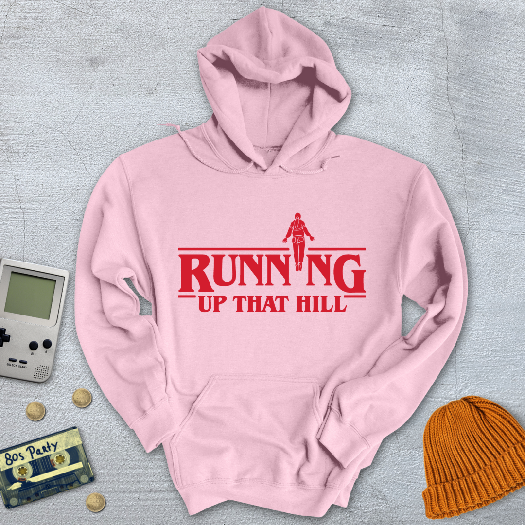 Printify Hoodie Light Pink / S Running up that Hill - Hoodie