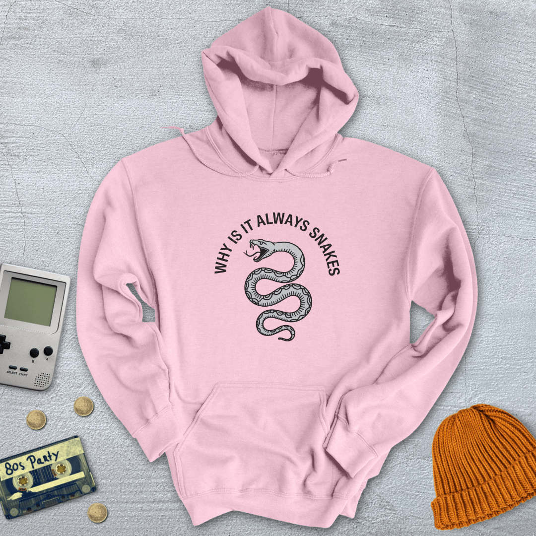 Printify Hoodie Light Pink / S Snakes - Hoodie