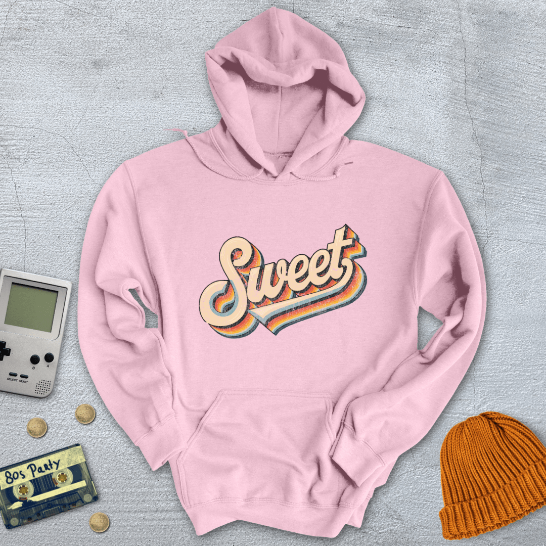 Printify Hoodie Light Pink / S Sweet - Hoodie