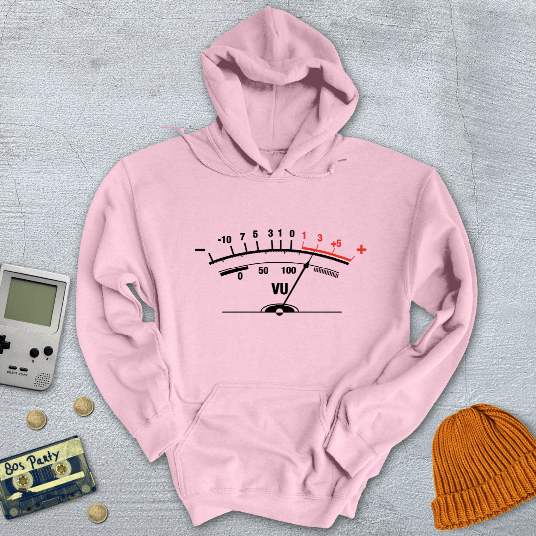 Printify Hoodie Light Pink / S VU Meter - Hoodie