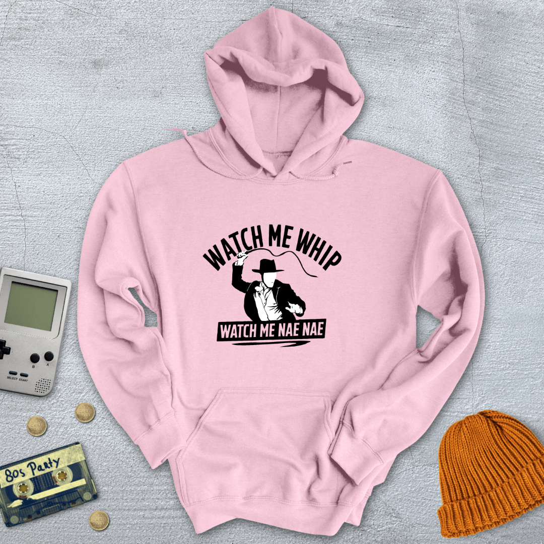 Printify Hoodie Light Pink / S Watch Me Whip - Hoodie