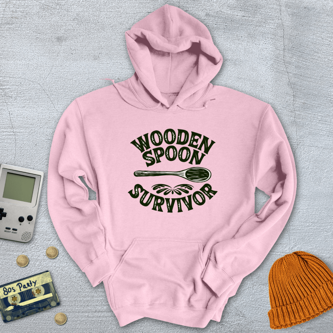 Printify Hoodie Light Pink / S Wooden Spoon Survivor - Hoodie