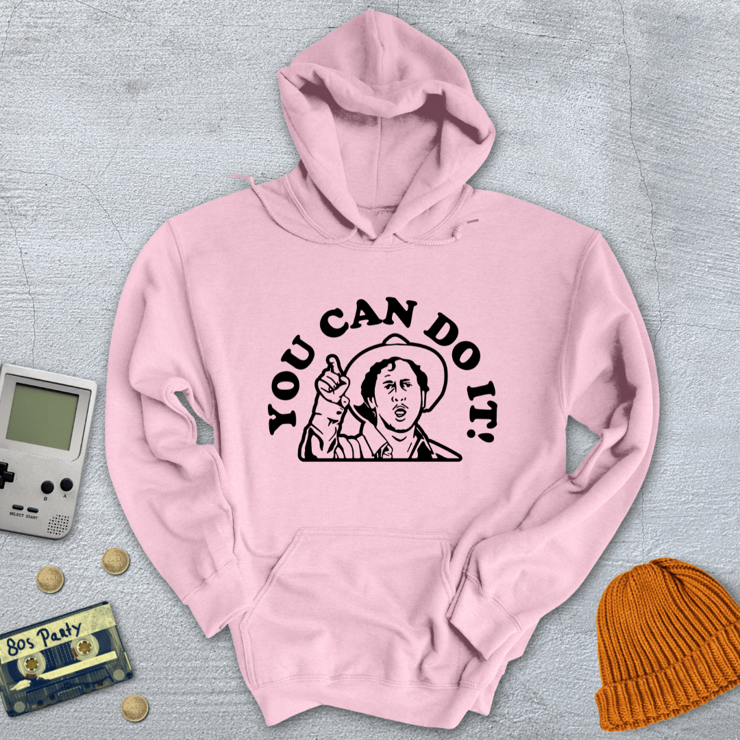 Printify Hoodie Light Pink / S You Can Do it - Hoodie
