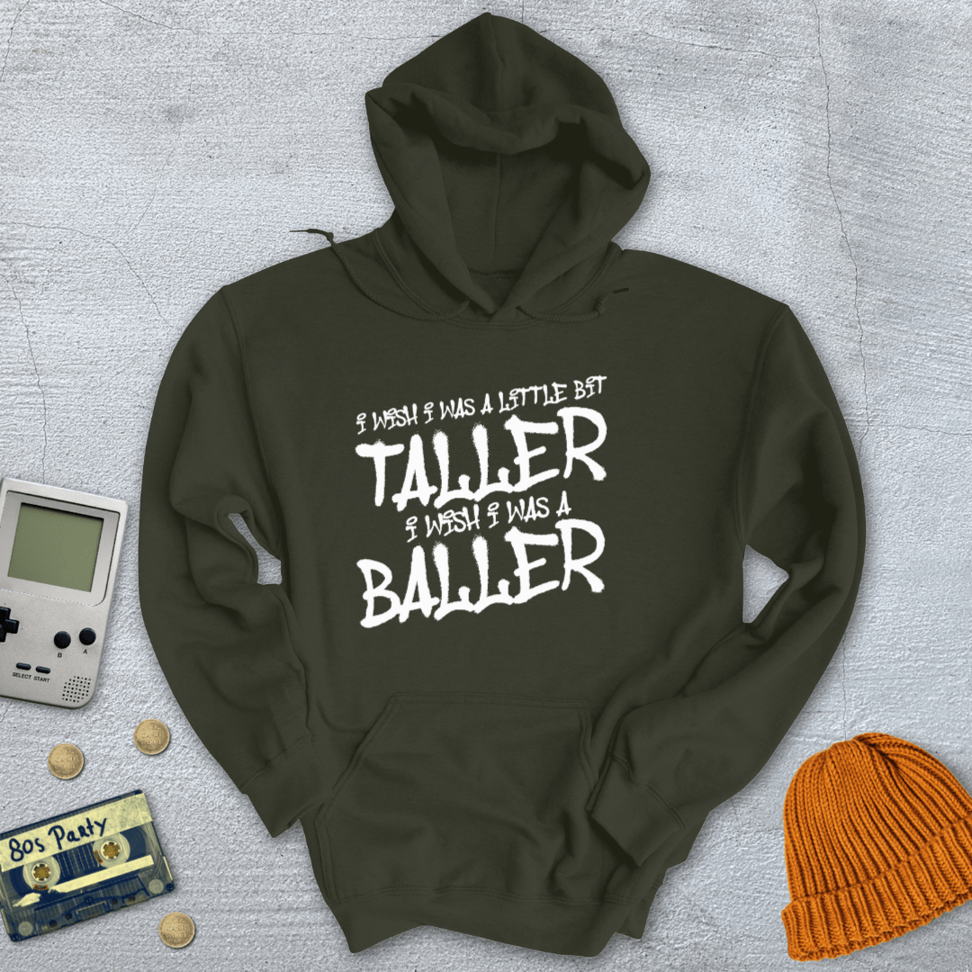 Printify Hoodie Military Green / S Baller - Hoodie