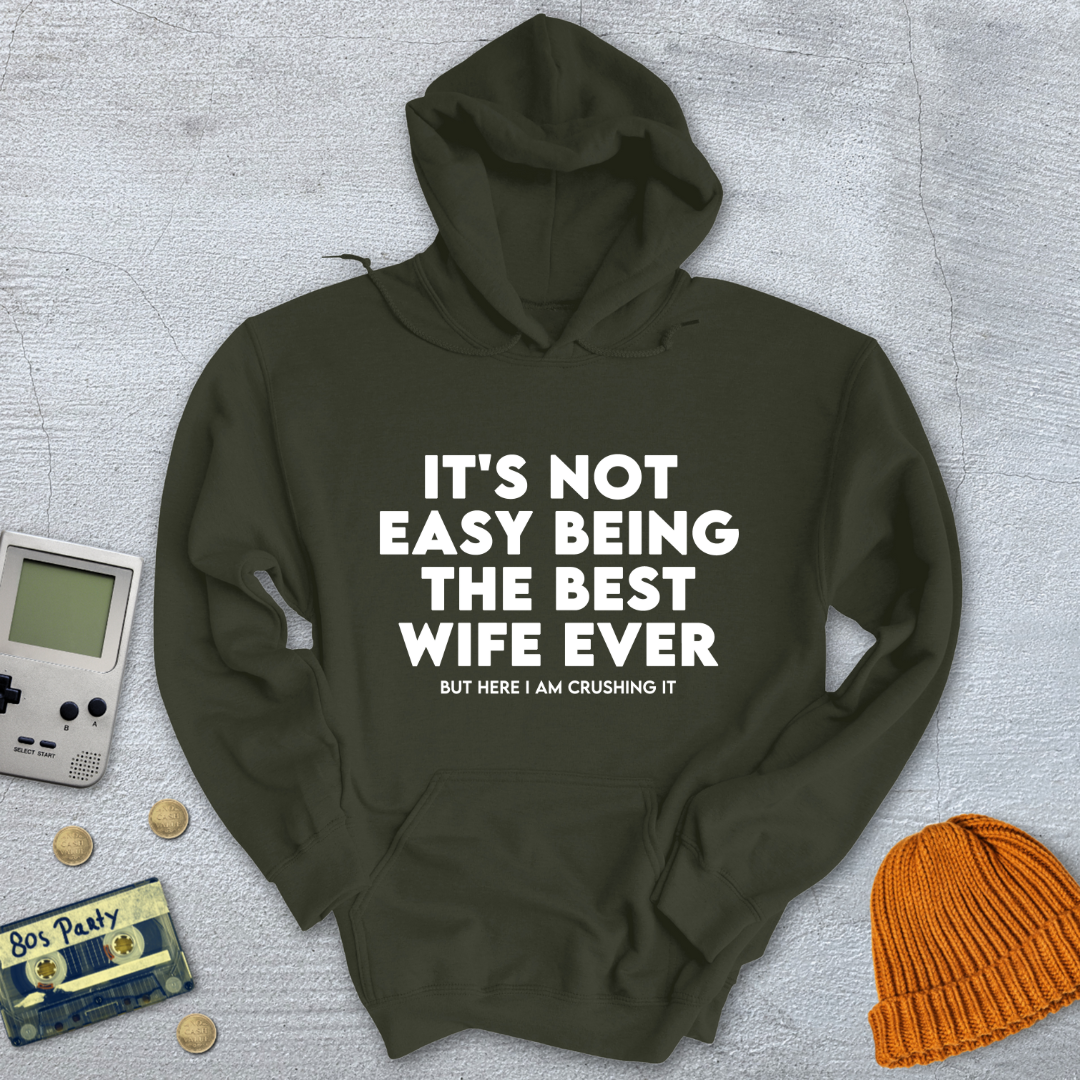 Printify Hoodie Military Green / S Best Wife - Hoodie