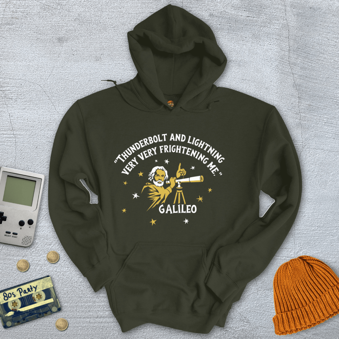 Printify Hoodie Military Green / S Galileo - Hoodie